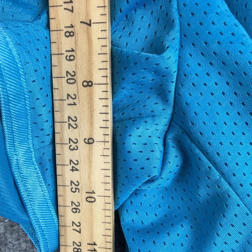 Justice Shorts Girls 16 Blue Mesh Athletic Running Elastic Waist Activewear